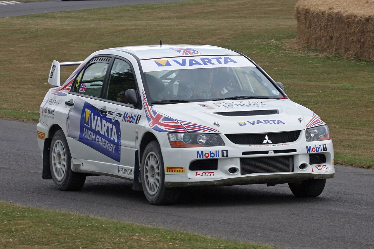 Mitsubishi Lancer Evolution IX de 2008 azul